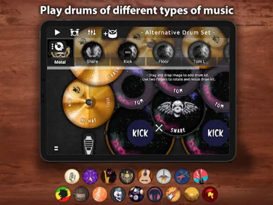 Drum King Drum Simulator android App screenshot 13