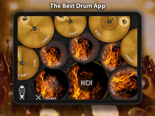 Drum King Drum Simulator android App screenshot 1