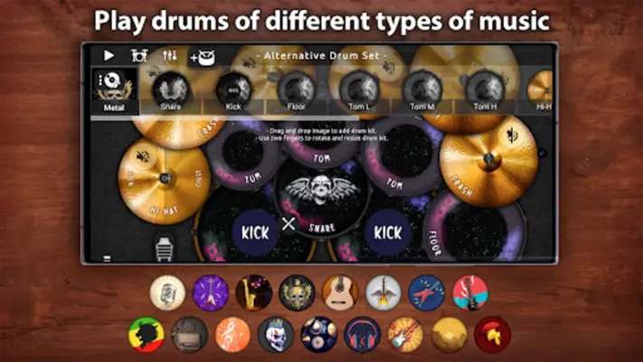 Drum King Drum Simulator android App screenshot 21